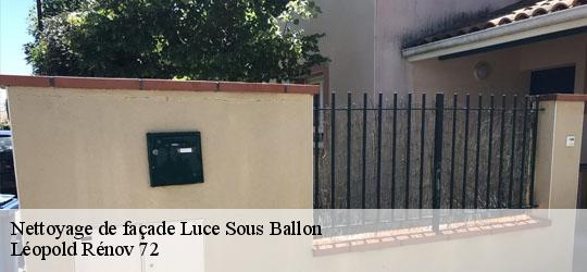 Nettoyage de façade  luce-sous-ballon-72290 Léopold Rénov 72