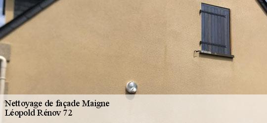 Nettoyage de façade maigne-72210 Léopold Rénov 72