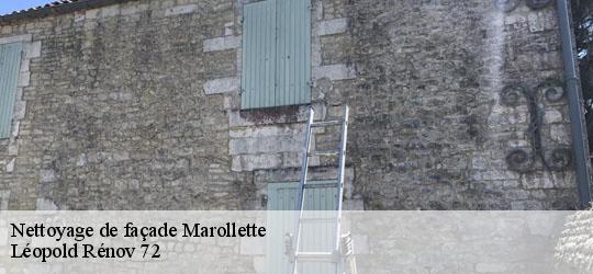 Nettoyage de façade  marollette-72600 Léopold Rénov 72