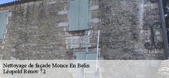 Nettoyage de façade monce-en-belin-72230 Léopold Rénov 72