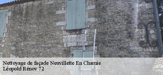 Nettoyage de façade neuvillette-en-charnie-72140 Léopold Rénov 72