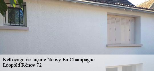 Nettoyage de façade neuvy-en-champagne-72240 Léopold Rénov 72