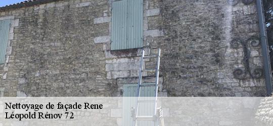 Nettoyage de façade rene-72260 Léopold Rénov 72