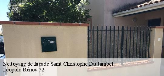 Nettoyage de façade saint-christophe-du-jambet-72170 Léopold Rénov 72
