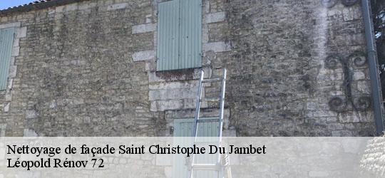 Nettoyage de façade  saint-christophe-du-jambet-72170 Léopold Rénov 72