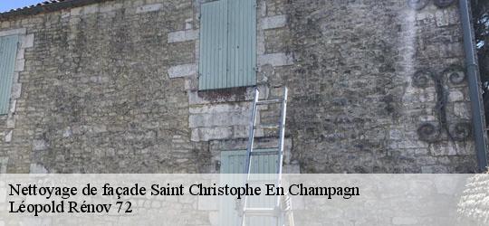Nettoyage de façade  saint-christophe-en-champagn-72540 Léopold Rénov 72
