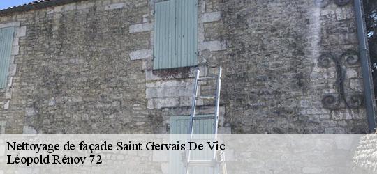 Nettoyage de façade  saint-gervais-de-vic-72120 Léopold Rénov 72