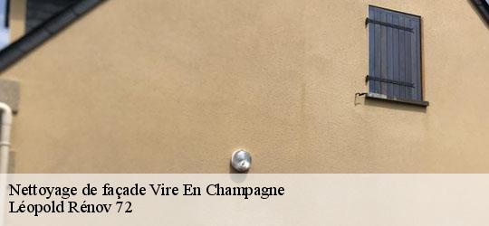 Nettoyage de façade  vire-en-champagne-72350 Léopold Rénov 72